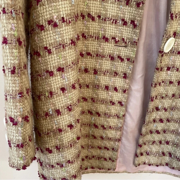 Y2K  tweed‎ longline blazer / jacket - Picture 8 of 10